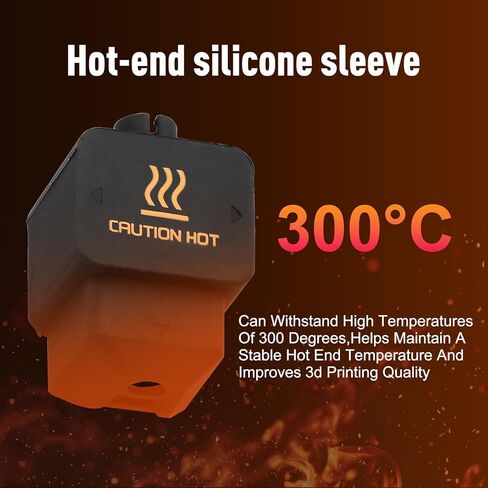 5 عبوات من جورب السيليكون لمختبر الخيزران H2D Hotend، درجة حرارة عالية وغطاء سيليكون متين، أجزاء ملحقات الطابعة ثلاثية الأبعاد لحماية كتلة سخان الطارد والفوهة in Kuwait