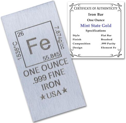 1 oz Copper Bar (Flat Style) .999 Pure Bullion with Periodic Table Element Design (1) in Saudi Arabia