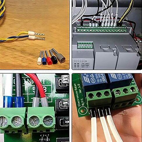 Tube Shaped Insulated Wire Terminal, Suitable for Connecting 16AWG Wires, Power switches, sockets, Electrical interfaces, etc., Circular, with a Multifunctional Pliers and 1 roll of Insulating Tape in Saudi Arabia