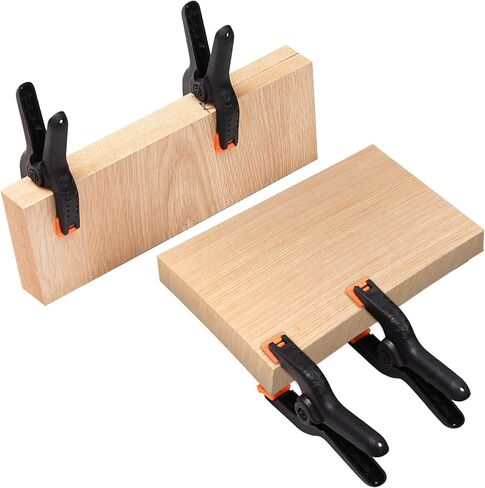 Heavy Duty Spring Clamps, 3.7 Inch Small Heavy Duty Clip with 1.6 Inch Jaw Opening, Non-Slip Handle, Strong Grip Clips for Woodworking, Photography, Crafting, and DIY Projects (12 pack) in Saudi Arabia