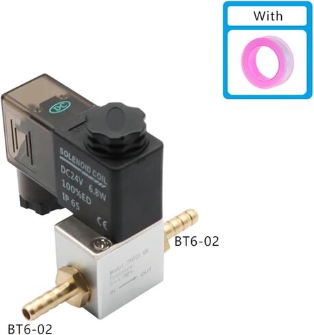 2V025-06/08 NC 1/8/1/4 Inch Solenoid Valve DC 12V 24V Pneumatic Position Coil Alloy Internal Electric AC 110V 220V 1Pcs(2V025-08 w BT6-02) in Saudi Arabia