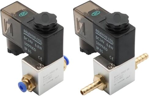 2V025-06/08 NC 1/8/1/4 Inch Solenoid Valve DC 12V 24V Pneumatic Position Coil Alloy Internal Electric AC 110V 220V 1Pcs(2V025-08 w BT6-02) in Saudi Arabia