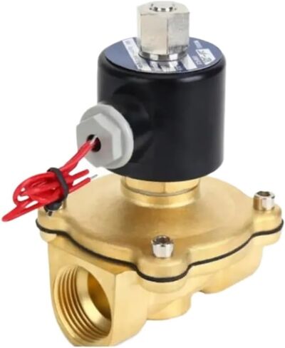 Brass Solenoid Valve 1/4 3/8 1/2 3/4 1 2 Inch Normally Closed Open Valv 12V 220V 1Pcs(DN50,220V_NORMALLY OPEN) in Saudi Arabia