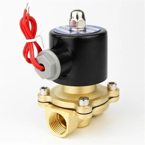 Electric Solenoid Valve 1/4 3/8 1/2 3/4 1 Inch DN8/10/15/20/25/50 Normally Closed Pneumatic 24V 1Pcs(DN20) in Saudi Arabia