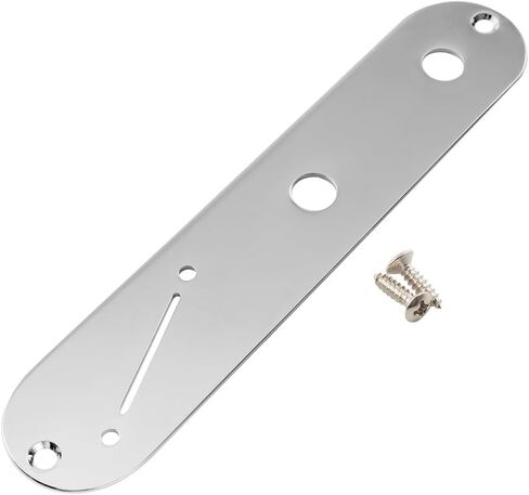 32mm Steel Tele Control Plate with Narrow Pots Hole Spacing and Angled Switch Slot for Telecaster Guitar Gold in Saudi Arabia