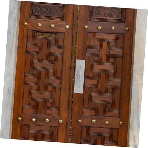 OSALADI Stainless Steel Push Pull Door Handle for Fire Doors Heavy Duty Metal Plate for Commercial Use Elegant Design for in Saudi Arabia