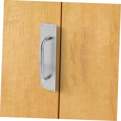 OSALADI Stainless Steel Push Pull Door Handle for Fire Doors Heavy Duty Metal Plate for Commercial Use Elegant Design for in Saudi Arabia