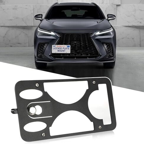 Front License Plate Holder Compatible with BMW X3 M [G01] 2020-2025 Front Bumper Tow Hook License Plate Mounting Bracket Holder No Drill License Plate Frames Car Accessories Kit in Saudi Arabia