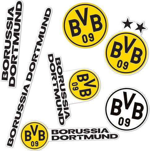 Desert Cactus Borussia Dortmund FC Sticker Decal Vinyl BVB German Germany Die Schwarzgelben Soccer Laptop Water Bottle Car Scrapbook (Type 2-1) in Saudi Arabia