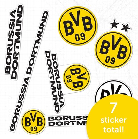 Desert Cactus Borussia Dortmund FC Sticker Decal Vinyl BVB German Germany Die Schwarzgelben Soccer Laptop Water Bottle Car Scrapbook (Type 2-1) in Saudi Arabia