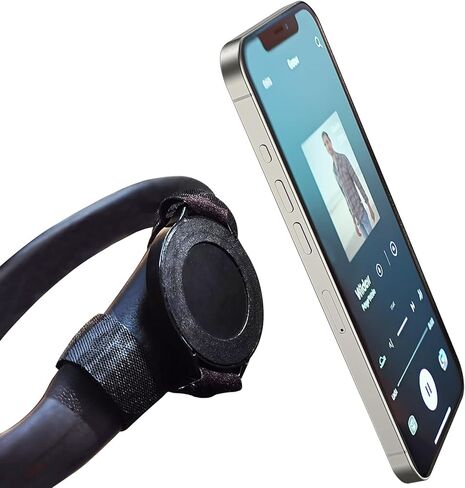 حامل عربة الهاتف لـ MagSafe مغناطيس قوي حامل الهاتف المحمول متوافق مع iPhone معدات الصالة الرياضية عربة التسوق Ebike عربة سكوتر المقود in Kuwait