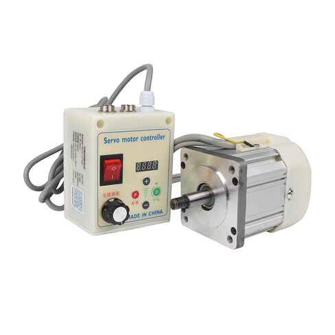 RATTMMOTOR 750W Permanent Magnet Brushless Servo Motor Max Speed 6500rpm/min with Servo Motor Speed Controller for Woodworking Machine/Lathe/Drilling and Tapping Machine/Reducer/Belt Sander (110V) in Saudi Arabia