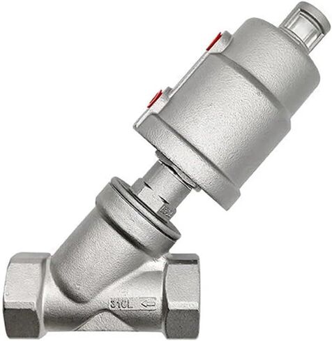 304 stainless steel High Temperature And Corrosion Steam Pneumatic Valve Y Type Internal Thread Angle(AS Type DN40) in Saudi Arabia