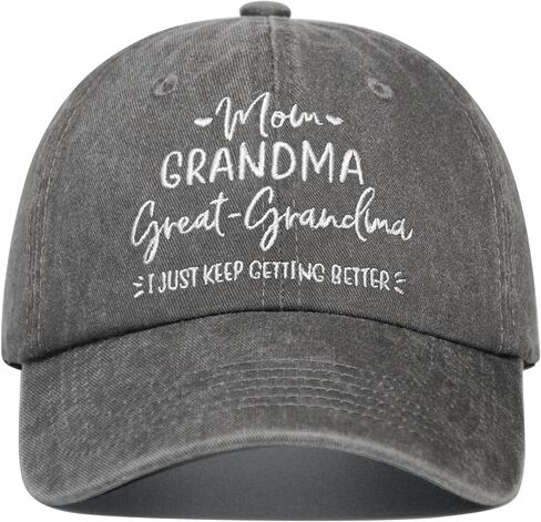 Great Grandma Gifts, Gifts for Great-Grandma Baby Announcement Christmas Mothers Day -Adjustable Baseball Cap in Saudi Arabia
