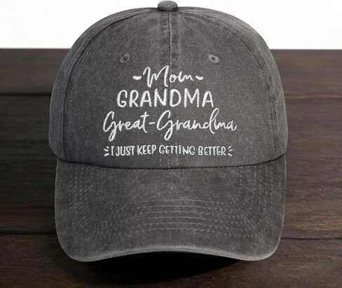 Great Grandma Gifts, Gifts for Great-Grandma Baby Announcement Christmas Mothers Day -Adjustable Baseball Cap in Saudi Arabia