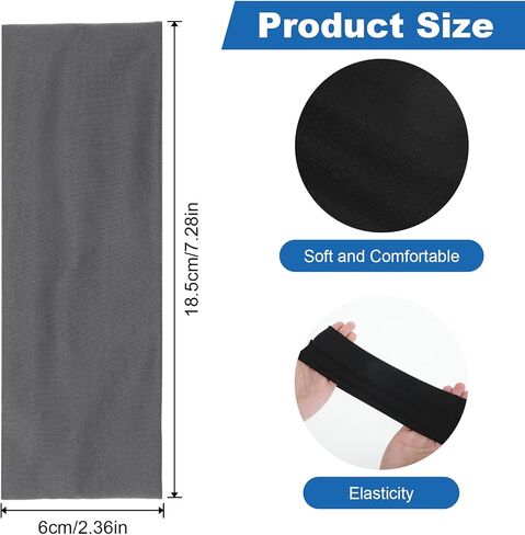 4 Pcs Elastic Kids Sports Headbands Athletic Absorbing Sweat Headband Wicking Boys Girls Sweatbands Kids Sports Headbands for Football Basketball Running Tennis Baseball Running Gym in Kuwait
