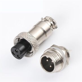 موصل دائري GX12 5/10Set 2 3 4 5 6 7 8pin مقبس الطيران للذكور والإناث (GX12-6Pin، موصل الخط_إدراج أنثى_5 مجموعة) in Kuwait