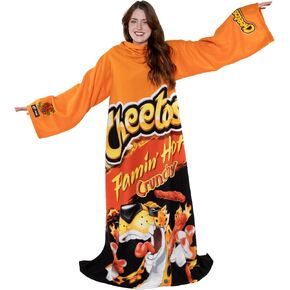 Snuggie The Original Wearable Blanket With Sleeves & Pockets | Reversible Cozy Oversized Throw for Men & Women | One Size in Saudi Arabia