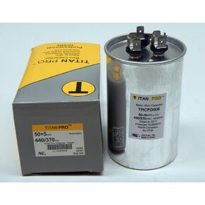 Replacement TRCFD505 HVAC Round Dual Motor Run Capacitor 50/5 MFD/UF440/370 Volts in Saudi Arabia