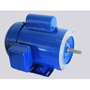 Hallmark Industries MA0505A AC Motor, 1/2 hp, 1725 RPM, 1PH/60 hz, 115/208-230V AC, 56C/TEFC, Cap Start, with Foot, SF 1.15, Steel (Pack of 1) in Saudi Arabia