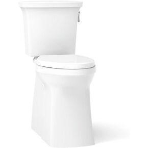 KOHLER Corbelle Tall Two-Piece Elongated Toilet With Skirted Trapway 1.28 Gpf in Kuwait