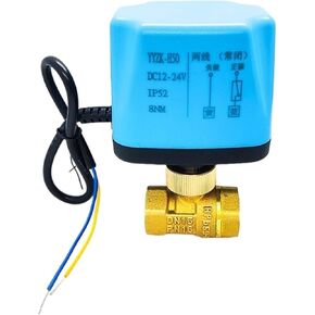 1/2 Inch Normally Closed/Open Two Wire Motorized Ball Valve Electric Balls Valves AC220V DC12V DC24V(220VAC_NORMALLY OPEN) in Saudi Arabia