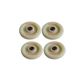 5-inch White Nylon Single Wheel wear-Resistant cart with Double Bearings in Saudi Arabia