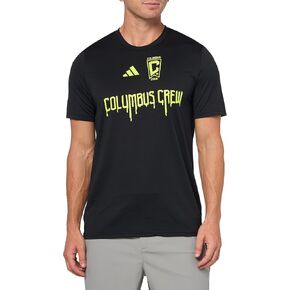 adidas Mens Columbus Crew Pre-Game Short Sleeve T-Shirt in Kuwait
