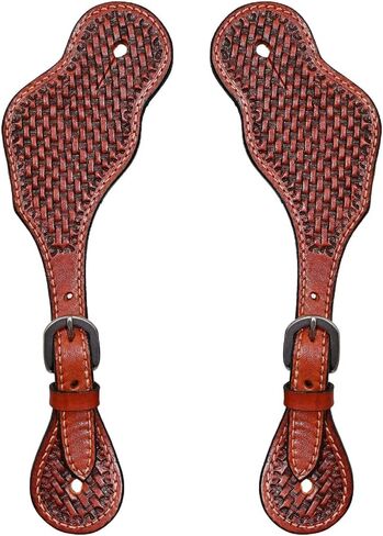 Leather Spurs Straps for Adults Western Womens Spur Horse Riding Barrel Racing Show and Rodeo Strap Adult Women in Saudi Arabia