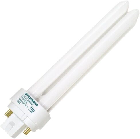 (25 Pack) Sylvania 20673 CF26DD/E/835/ECO 26-Watt 3500K 4-Pin Double Tube Compact Fluorescent Lamp in Saudi Arabia