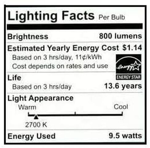 تقنية LED EcoSmart 60W مكافئة للضوء الأبيض الناعم A19 Energy Star ومصباح LED قابل للتعتيم (8 عبوات) in Kuwait