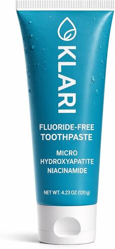 7.5% Micro Hydroxyapatite Toothpaste (Not Nano) – Enamel Remineralization & Sensitive Teeth Care – Fluoride-Free + Niacinamide (B3) – KLARI 4.23 oz in Saudi Arabia