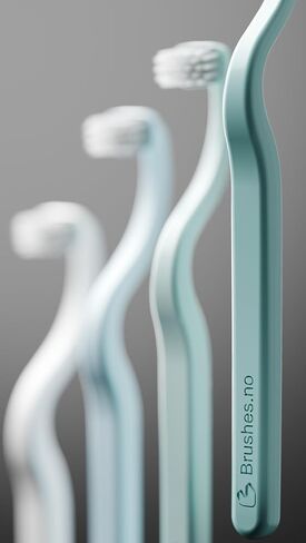 PALIBRUSH® Periodontitis Ortho Implants Toothbrush Cleaning Cure Periodontitis Gingivitis Smokers Save Your Teeth and Implant Norwegian Designed Ergonomic Grip Curved Brush Head in Saudi Arabia
