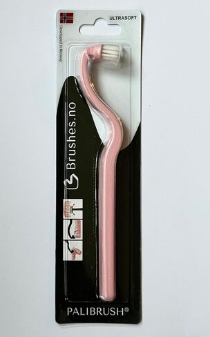 PALIBRUSH® Periodontitis Ortho Implants Toothbrush Cleaning Cure Periodontitis Gingivitis Smokers Save Your Teeth and Implant Norwegian Designed Ergonomic Grip Curved Brush Head in Saudi Arabia