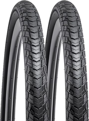 2-Pack 700C Road Bike Tires 700 x 38C (38-622) Plus 2 Pack 700C Bike Tubes 700x35/43c AV48mm Long Valve Compatible with 700 x 38C Road Bike Tires and Tubes (Black) in Saudi Arabia