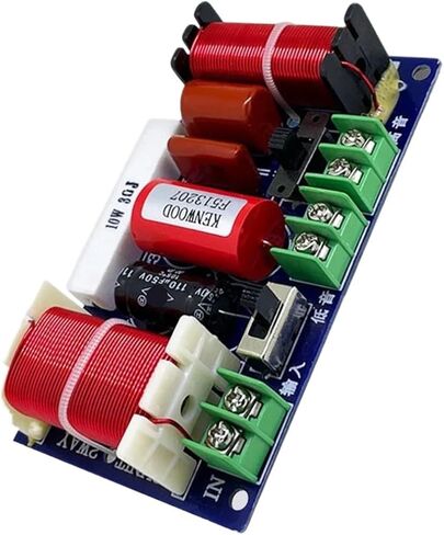 مقسم تردد قابل للتعديل 2-Way 250W لدائرة مرشح مكبر الصوت DIY مثالية للمسرح المنزلي والأنظمة in Kuwait