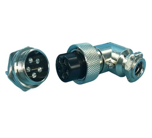 1 قطعة 20 مللي متر GX20 5-pin الزاوية اليمنى وموصل المقبس in Kuwait