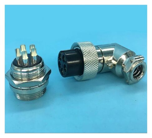 1 قطعة 20 مللي متر GX20 5-pin الزاوية اليمنى وموصل المقبس in Kuwait