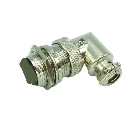 2PCS GX16 Right Angle 3 pin Reverse in Saudi Arabia