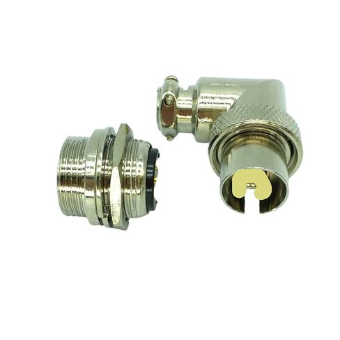 2PCS GX16 Right Angle 3 pin Reverse in Saudi Arabia