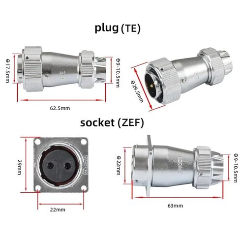 WY20TE + ZEF كابل الإرساء المقابس الطيران موصل أنثى المقبس موصلات 1 قطعة (5Pin) in Kuwait