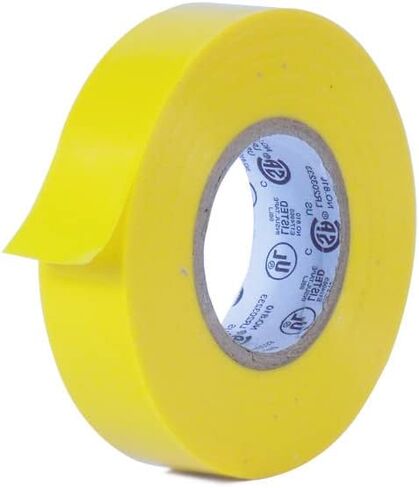 MAT Professional Grade Wide Electrical Tape Blue - 1 inch x 66 ft. UL/CSA listed core - Waterproof, Flame Retardant, & Strong Rubber Based Adhesive for Use At No More Than 600V & 176F in Saudi Arabia