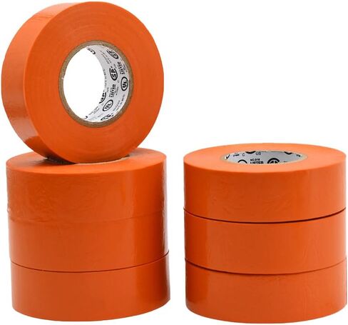MAT Professional Grade Wide Electrical Tape Blue - 1 inch x 66 ft. UL/CSA listed core - Waterproof, Flame Retardant, & Strong Rubber Based Adhesive for Use At No More Than 600V & 176F in Saudi Arabia