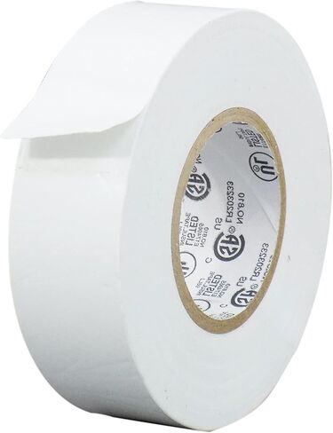 MAT Professional Grade Wide Electrical Tape Blue - 1 inch x 66 ft. UL/CSA listed core - Waterproof, Flame Retardant, & Strong Rubber Based Adhesive for Use At No More Than 600V & 176F in Saudi Arabia