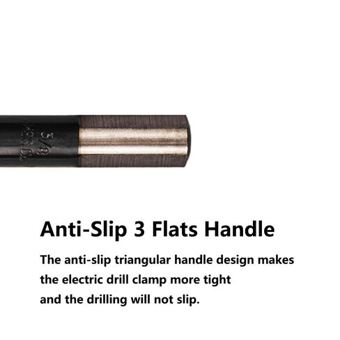 2PCS 3/8" Cobalt Drill Bits Set (Pro), Industrial Grade M35 Titanium Aluminum Nitride, Upgraded Bullet Point Tip, for Hardened Metal, Stainless Steel in Saudi Arabia