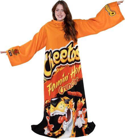 Snuggie The Original Wearable Blanket With Sleeves & Pockets | Reversible Cozy Oversized Throw for Men & Women | One Size in Saudi Arabia