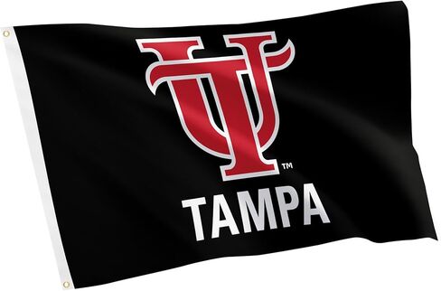 Desert Cactus University of Tampa UT Flag - 3 x 5 Feet Spartans Banner, Indoor/Outdoor Durable Fabric, 100% Polyester Design (Style D) in Saudi Arabia