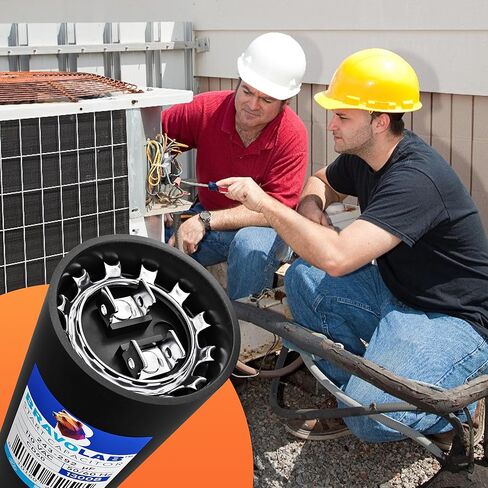 Universal Start Capacitor CD 60 for Electric Motors of 243-292 uF MFD, 110 VAC, 50/60 Hz in Saudi Arabia