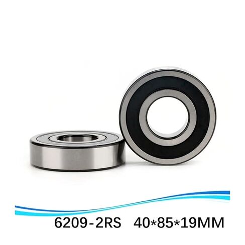 غطاء الختم كرة أخدود عميقة محمل مزدوج المطاط 1pcs 6209-2RS 45 * 85 19 Mm بوصة فولاذ Ra 0.8 99 in Saudi Arabia