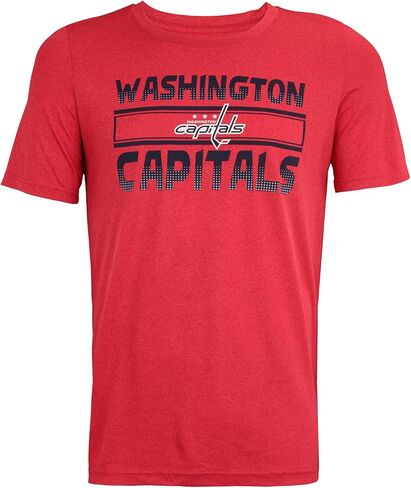 Outerstuff NHL Washington Capitals Boys للشباب، للأعمار من 8 إلى 20 عامًا، تي شيرت قصير الأكمام in Saudi Arabia